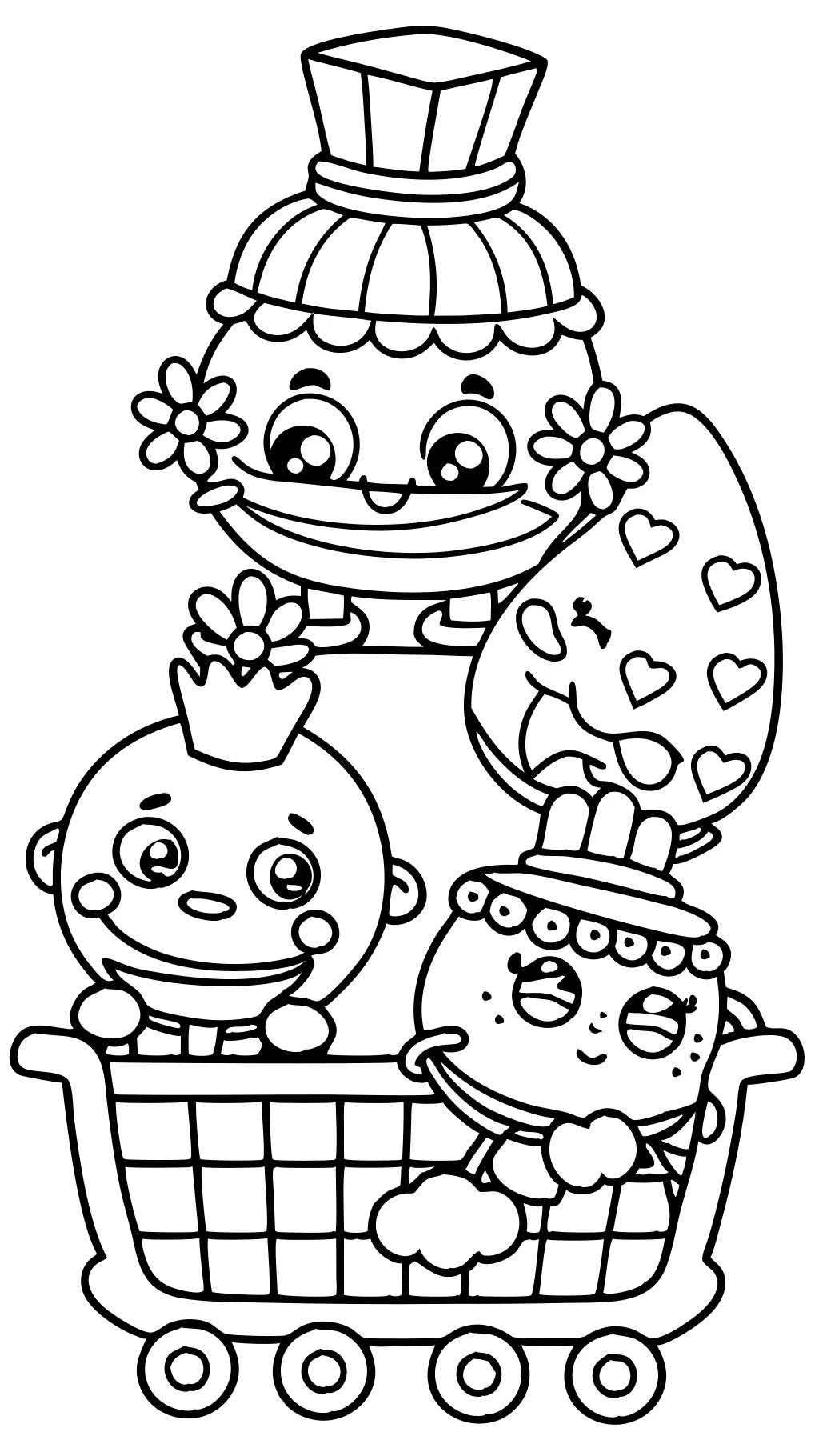 coloriages shopkins imprimables